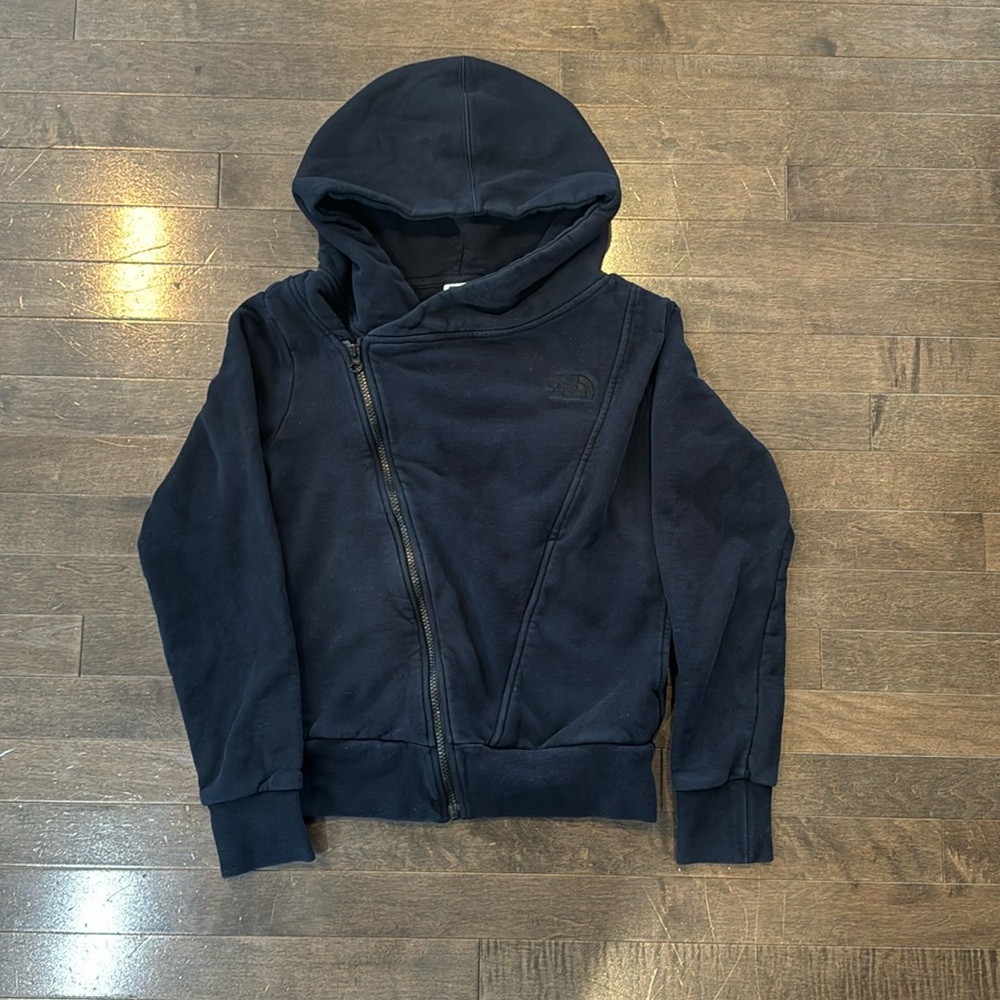 Ladies The North Face full zip hoodie, black, size XS